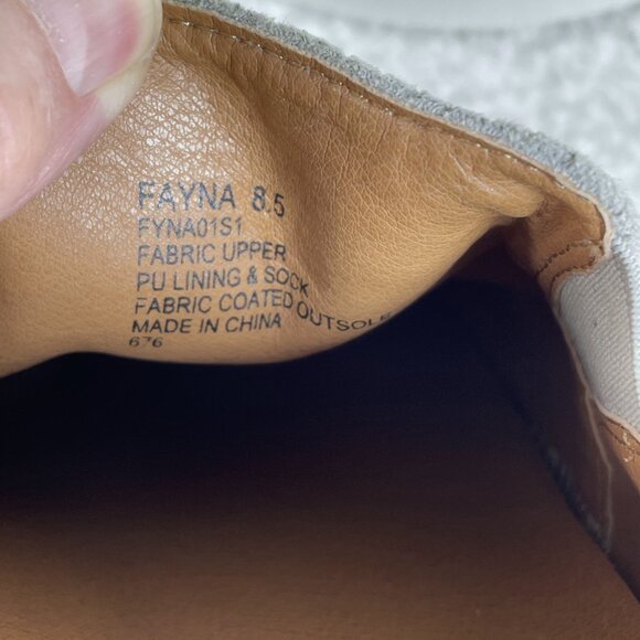 Steve Madden Shoes Womens 8.5 Gray Fayna Slip On Sneakers Fabric Perforated - Picture 5 of 9